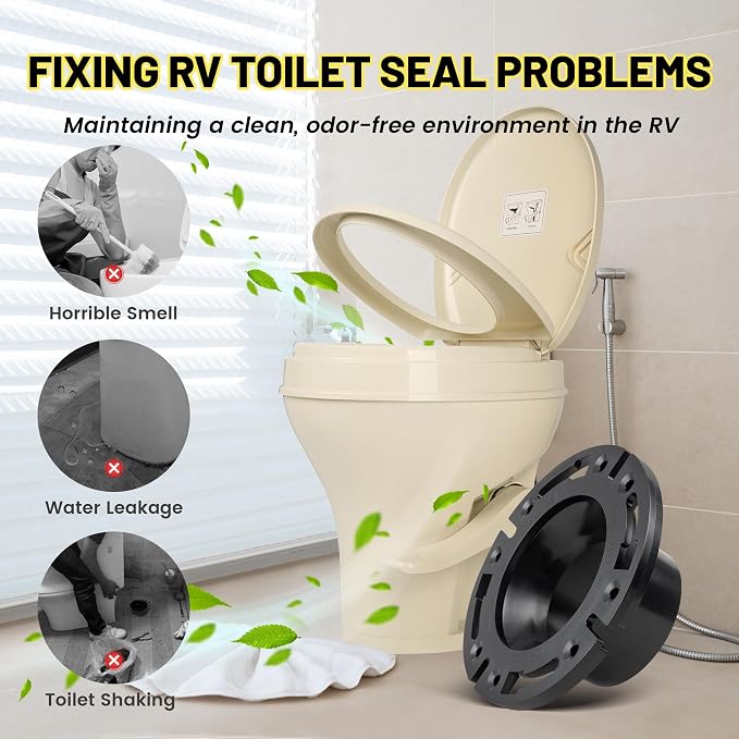 Oyviny RV Toilet Flange and Seal Kit Replacement - Image 4