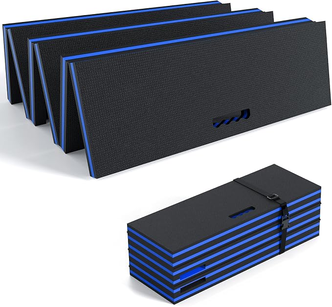 22.8" Wide Mechanic Mat Foldable EVA Kneeling Pad by SKYJDM