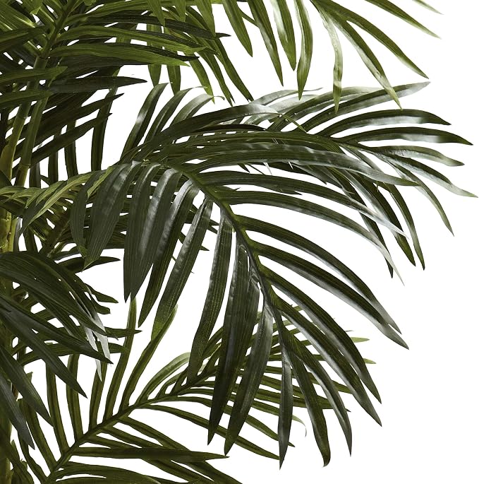 Nearly Natural 5 ft Artificial Golden Cane Palm Tree - Image 7