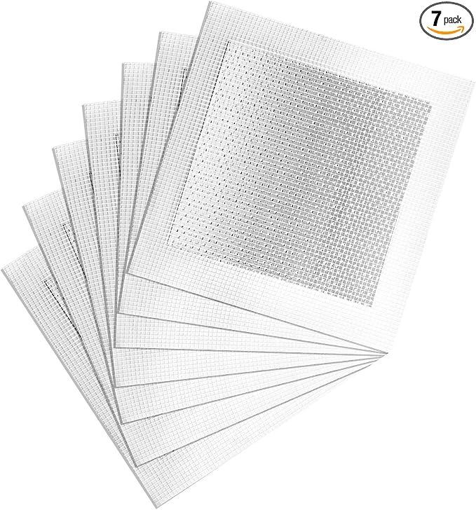 7pcs 6" x 6" Drywall Repair Patch | Patch Mesh, Screen Patch Repair, Self by Seimneire