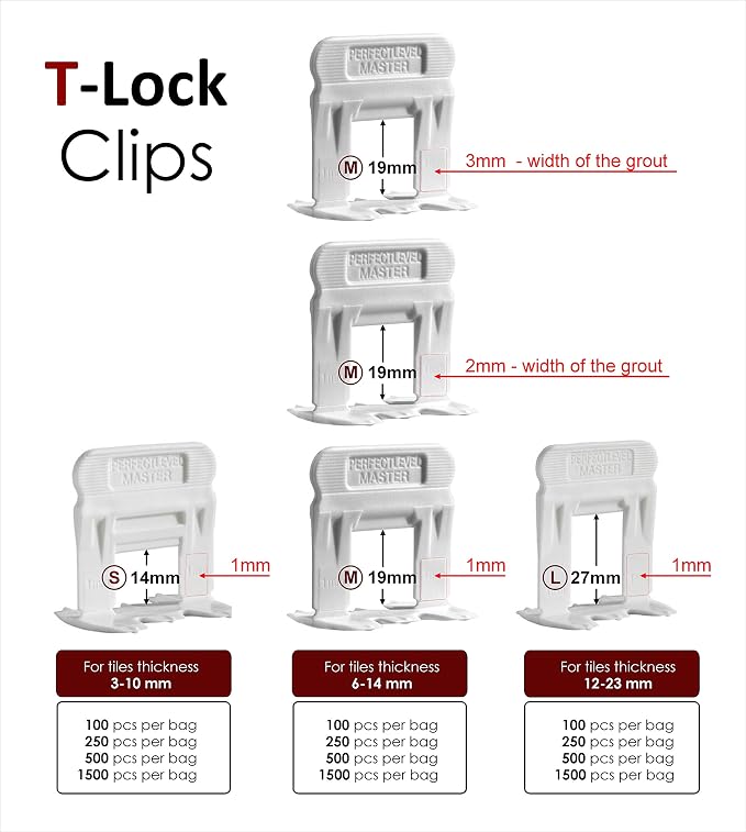 T-Lock TM 1/8"" PERFECT LEVEL MASTER TM Professional" Anti lippage" Tile - Image 3