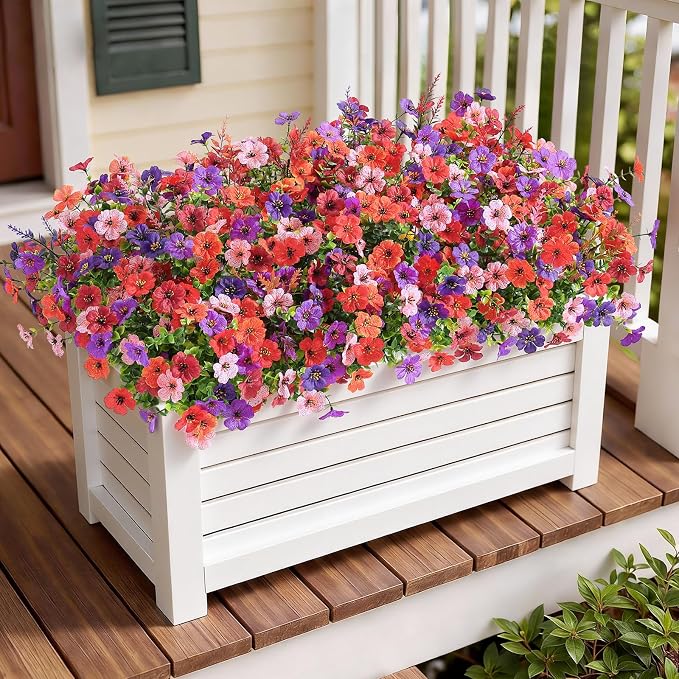 SHareconn 24 Bundles Artificial Flowers - Image 4