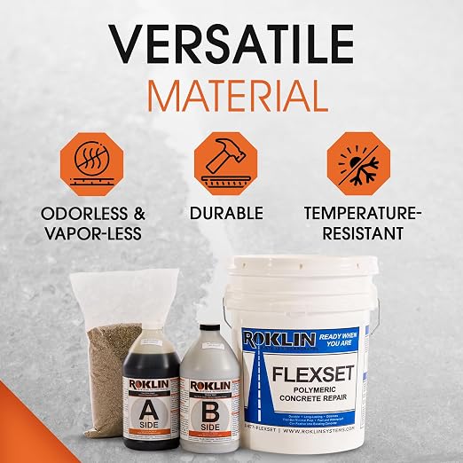 Roklin Systems Inc. FlexSet Rapid Concrete Repair - Image 5
