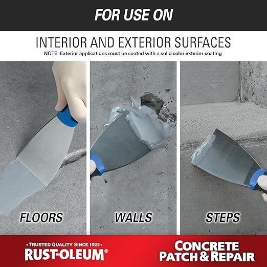Rust-Oleum 301012 Concrete Patch & Repair, 24 oz - Image 5