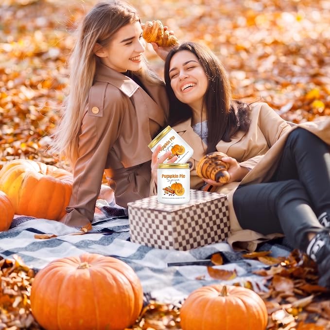 Fall Candles, Pumpkin Cinnamon Spice Candles, Fall Scented Candle Decorations - Image 5