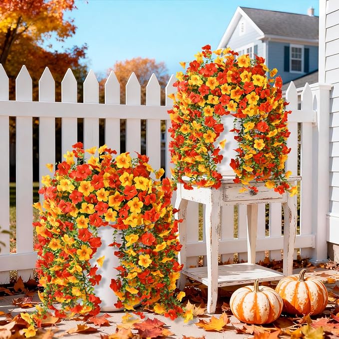 INQCMY Artificial Fake Flowers Plants - Image 5