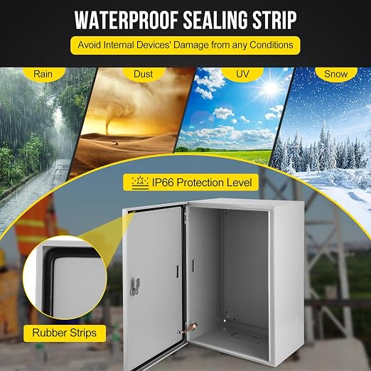 Garvee Outdoor Electrical Box, NEMA 4X Electrical Enclosure Box IP66 Waterproof - Image 7