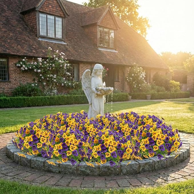 Rowfad 36 Pcs Artificial Fake Pansy Flowers - Image 4