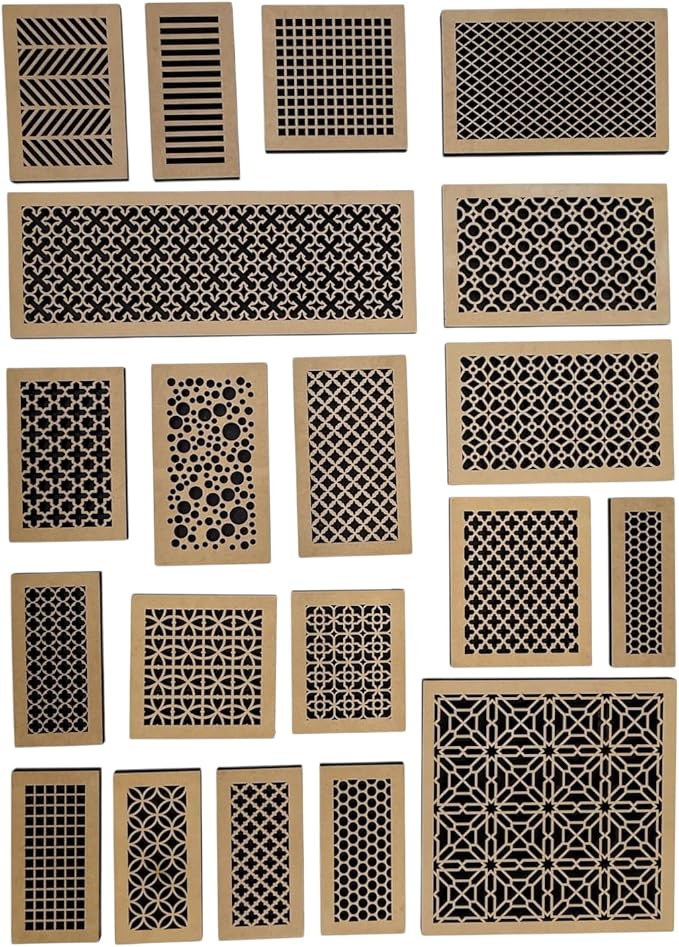 Vent Cover for walls and ceiling Lasered MDF Custom Size Wall and Ceiling by Handmade
