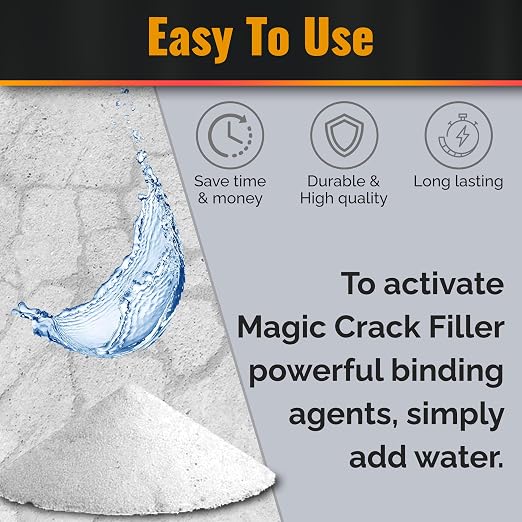 Magic Crack Filler 2.5LB Concrete Slab Gray, - Image 6