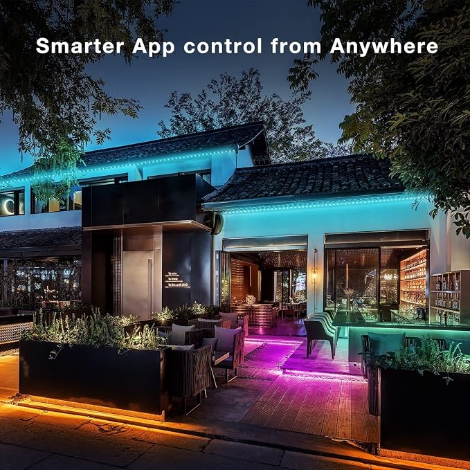 DAYBETTER 100 ft Outdoor Led Strip Lights Waterproof, Smart Light Strips - Image 2