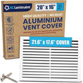 20x16 Aluminum Wall Ceiling Air Return Vent Cover HVAC Rustproof Grille by ACLAMINAIRE