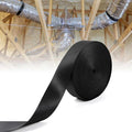 Heavy Duty Duct Strap – 1.95 in x 49 ft Black Nylon Strapping by Unknown