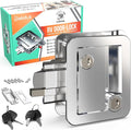 Chrome RV Door Lock Replacement | Premium RV Door Handle & Camper Latch by LATCHIT