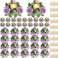 Yunlly 20 Pcs Rose Candle Rings by Yunlly