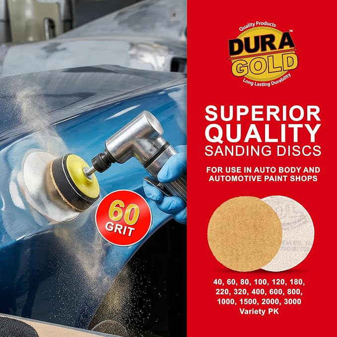 Dura-Gold Premium 2" Gold Hook & Loop Sanding Discs - Image 5