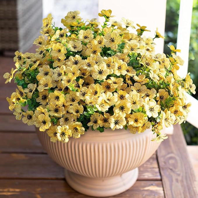 Artificial Fall Flowers Faux Mums - Image 9