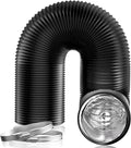 Hon&Guan 3 inch 16 FT Long Air Ducting, Heavy-Duty Four-Layer Protection Dryer by HonGuan