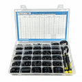 32 Size 1540 Pcs Universal Metric Nitrile Rubber O Ring Assortment Kit & 4 Tools by Unknown