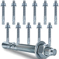 1/2 x 4-1/2 inch Wedge Anchors, Galvanized Concrete Anchors, Concrete Wall by Unknown