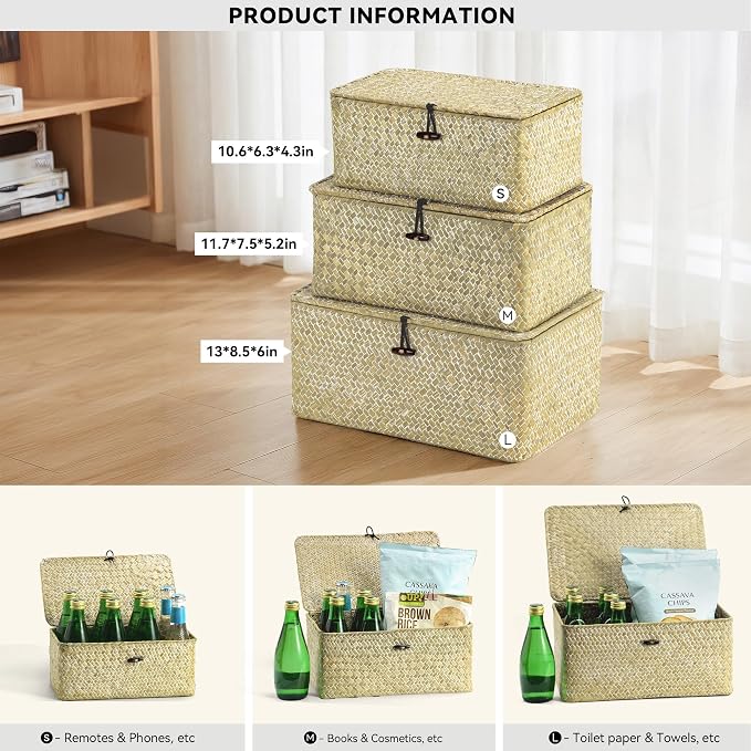 Nonam Wicker Storage Basket - Image 2