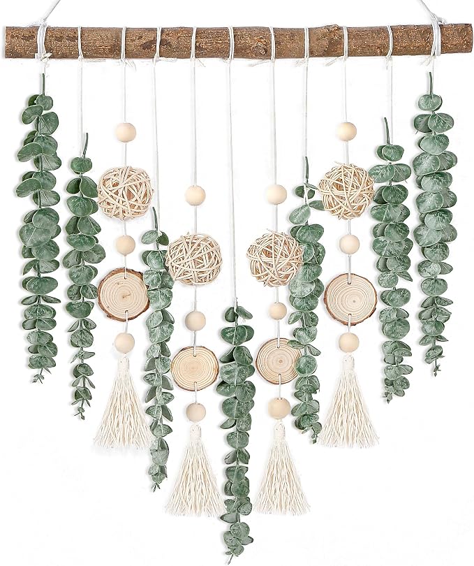 Sggvecsy 21’’ Eucalyptus Wall Hanging Decor Artificial Eucalyptus Plant Fake by Sggvecsy