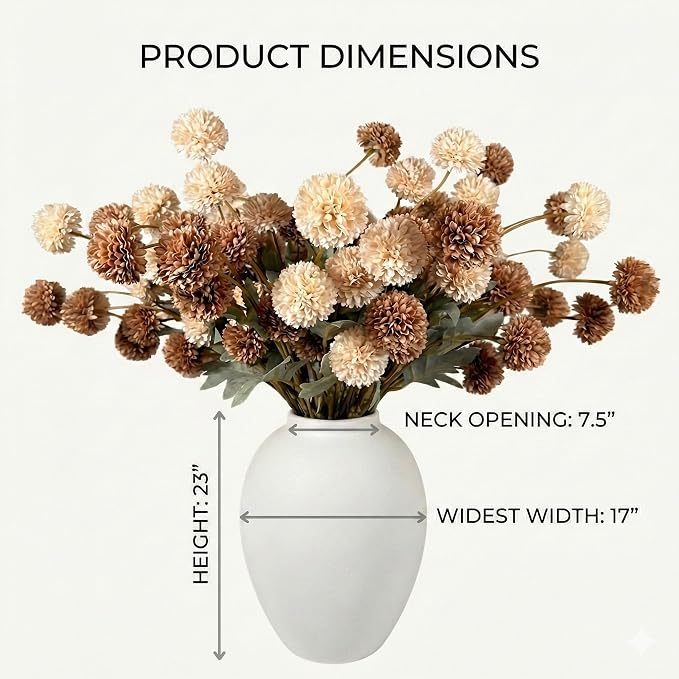 White Vase for Home Decor - Image 4