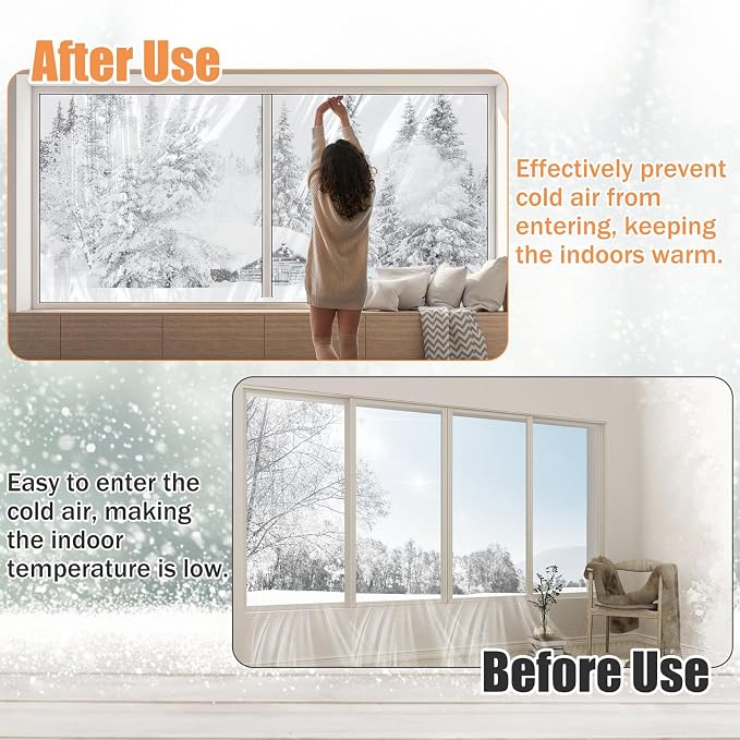 87×118in Patio Door Window Insulation Kit - Image 7
