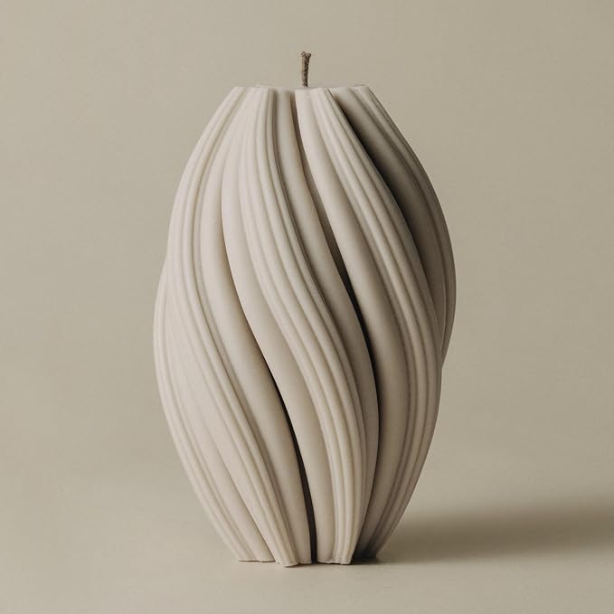LAWA Swirl Candle by LAWA+Candles