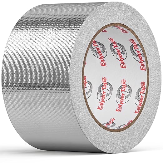 3" x 82Ft Aluminum Foil Heat Shield Tape Fiberglass Thermal Tape | High temp by Unknown