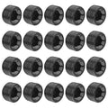 Glarks 20Pcs Carbon Steel 1/4'' NPT Male Pipe Plug Fitting Internal Hex Thread by Unknown