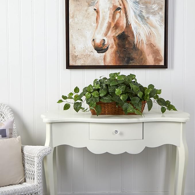 Nearly Natural 34 in Artificial Pothos Ivy Plant - Image 2