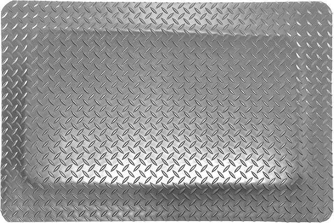 American Classic Diamond Plate Anti-Fatigue Gray Mat, Industrial Ergonomic - Image 5