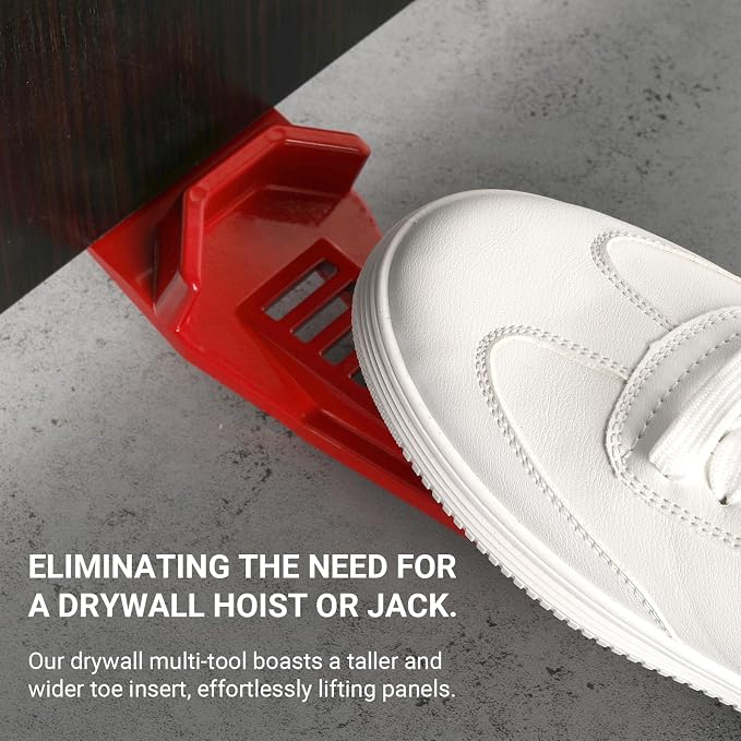Calvana XL Drywall Lifter, Drywall Rasp, Drywall Jack, Taller and Wider Toe - Image 4