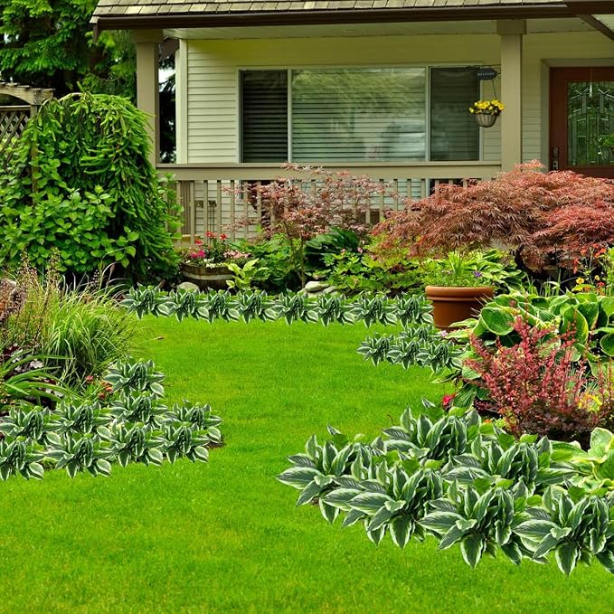3PCS Artificial Hosta Plants Outdoor, Fake Hostas - Image 5