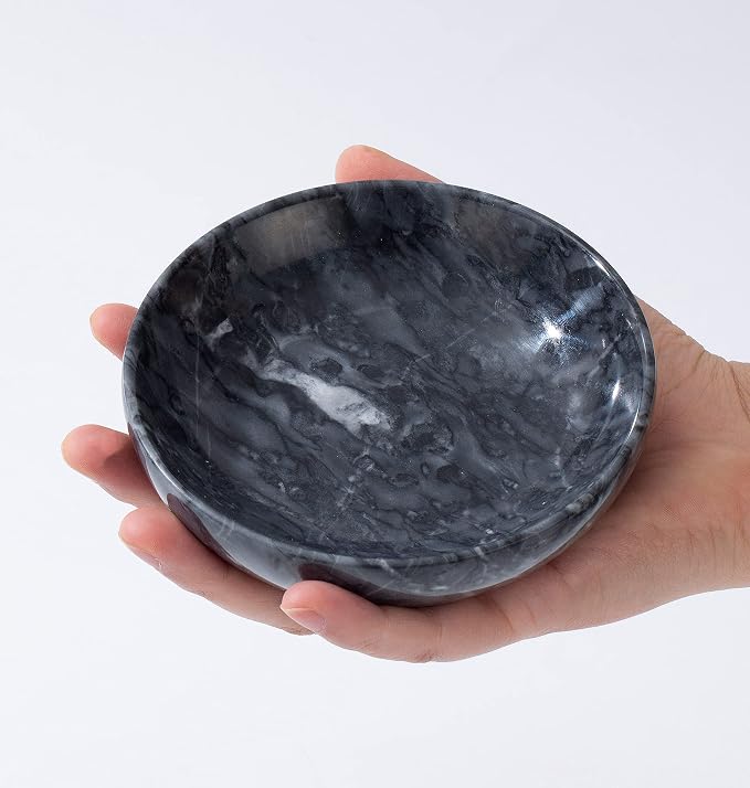 4.72 Inch Small Decorative Bowls, Natural Marble Decorative Bowls - Image 2