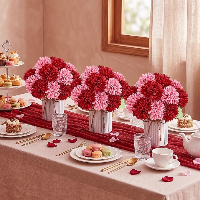 6 Set Pre-Made Flower Table Centerpieces - Image 4
