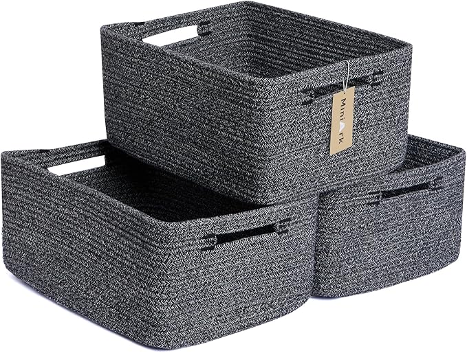 MiniArk Large Storage Baskets for Shelves, Baby Nursery, Toy Baskets Box by MiniArkStorageBasketsHome