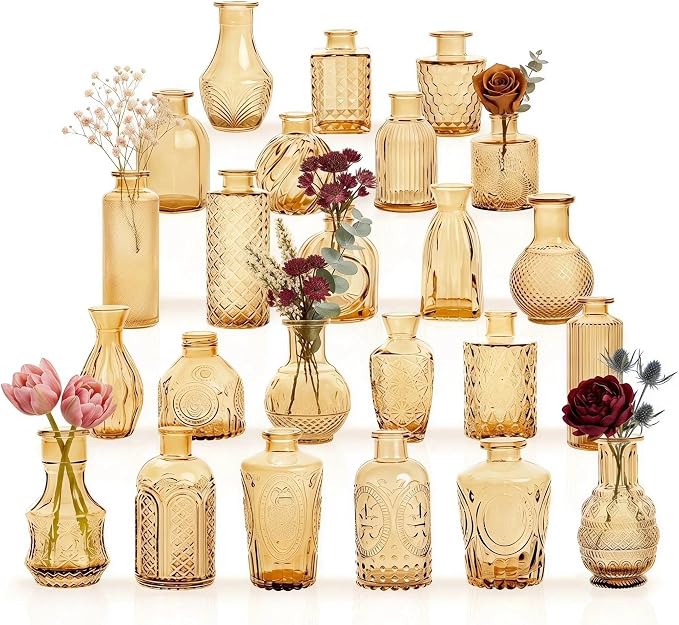 24PCS Mini Bud Vases As Wedding Centerpieces by Unknown