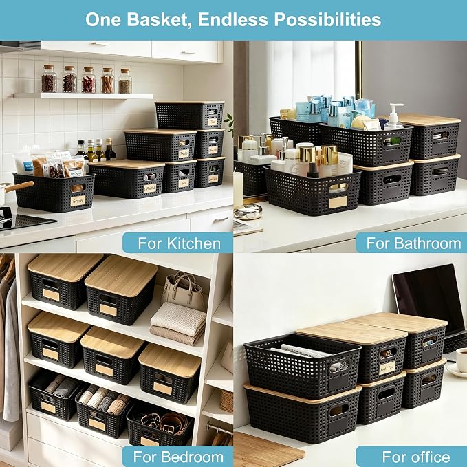 Small Plastic Storage Bins - Image 5