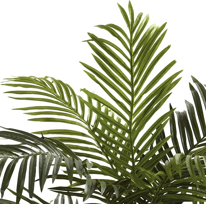 Nearly Natural 5 ft Artificial Golden Cane Palm Tree - Image 8