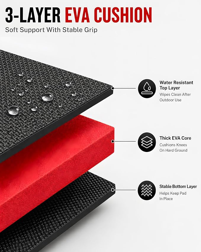 Mechanic Mat, 47.2 x 15.7 x 1 Inch Foldable Mechanic Kneeling Pad - Image 3