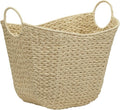 Household Essentials Cream Paper Rope Basket by HouseholdEssentials