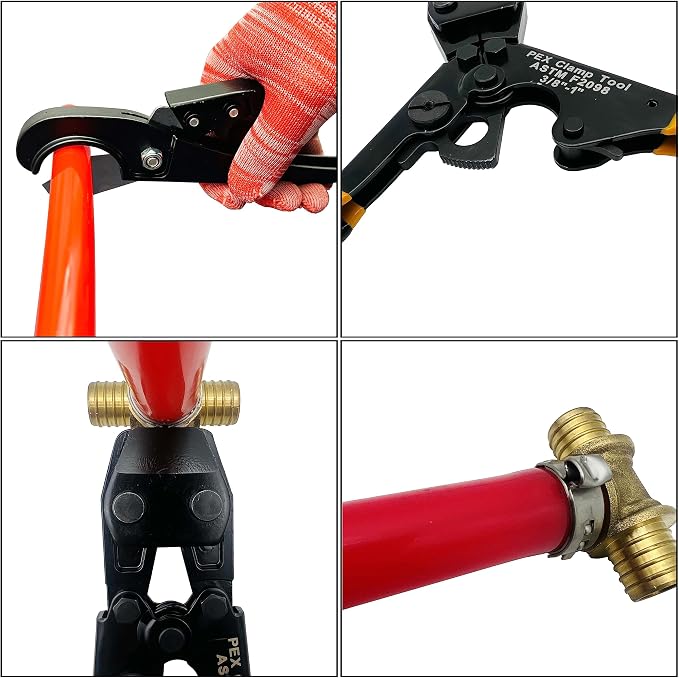 PEX Pipe Clamp Cinch Tool Crimping Tool Crimper - Image 4