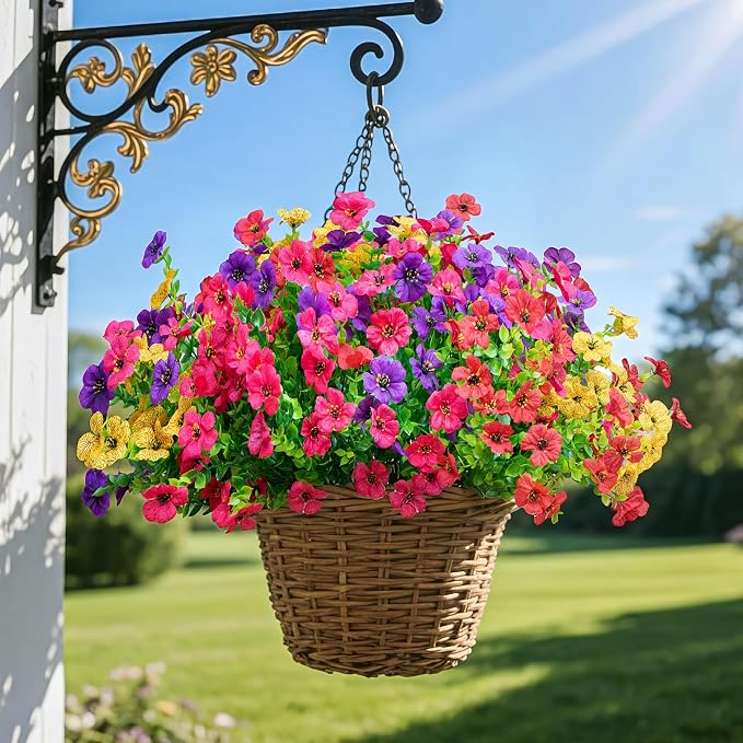 16 Bundles Artificial Fake Flowers Plants - Image 7