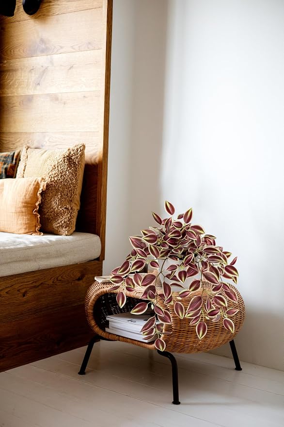 Briful Faux Plants Indoor Fake Potted Silk Plants Artificial Watermelon - Image 5