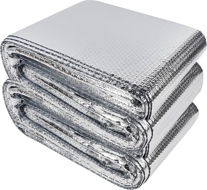 winemana Window Insulation Roll 48IN x 50FT Reflective Heat Shield Bubble Film by winemana