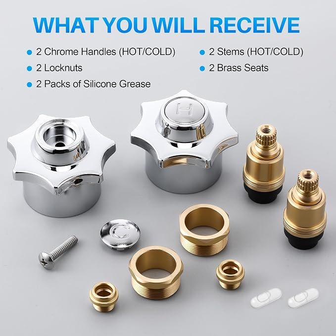 Complete Faucet Rebuild Trim Kit | Compatible - Image 6