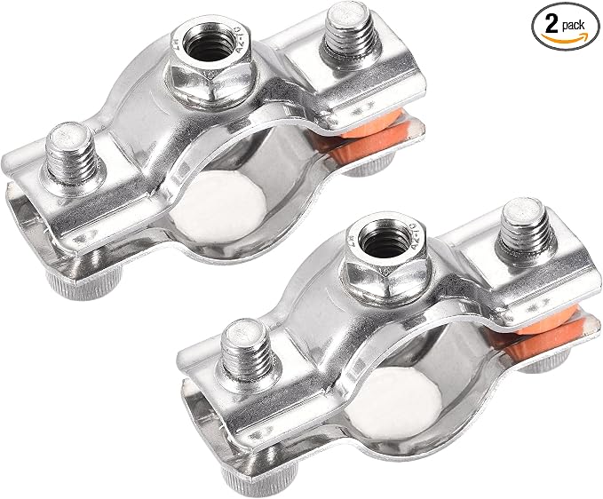 uxcell Wall Ceiling Mount Pipe Supports, 304 Stainless Steel Adjustable Pipe by uxcell