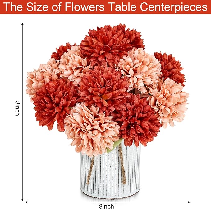 6 Set Pre-Made Flower Table Centerpieces - Image 2